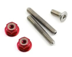 175RC Titanium Lower Arm Stud Kit (Red) -Traxxas Shop 175 10123