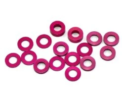 175RC B6/B74/YZ2 Aluminum Hub Spacer Set (Red)