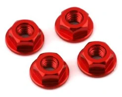 175RC Yokomo YZ-2 DTM 3.1 Aluminum Serrated Wheel Nuts (Orange) -Traxxas Shop 175 18237 1