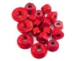 175RC Associated B6.4/B6.4D Aluminum Nut Kit (Red) (17) -Traxxas Shop 175 18339