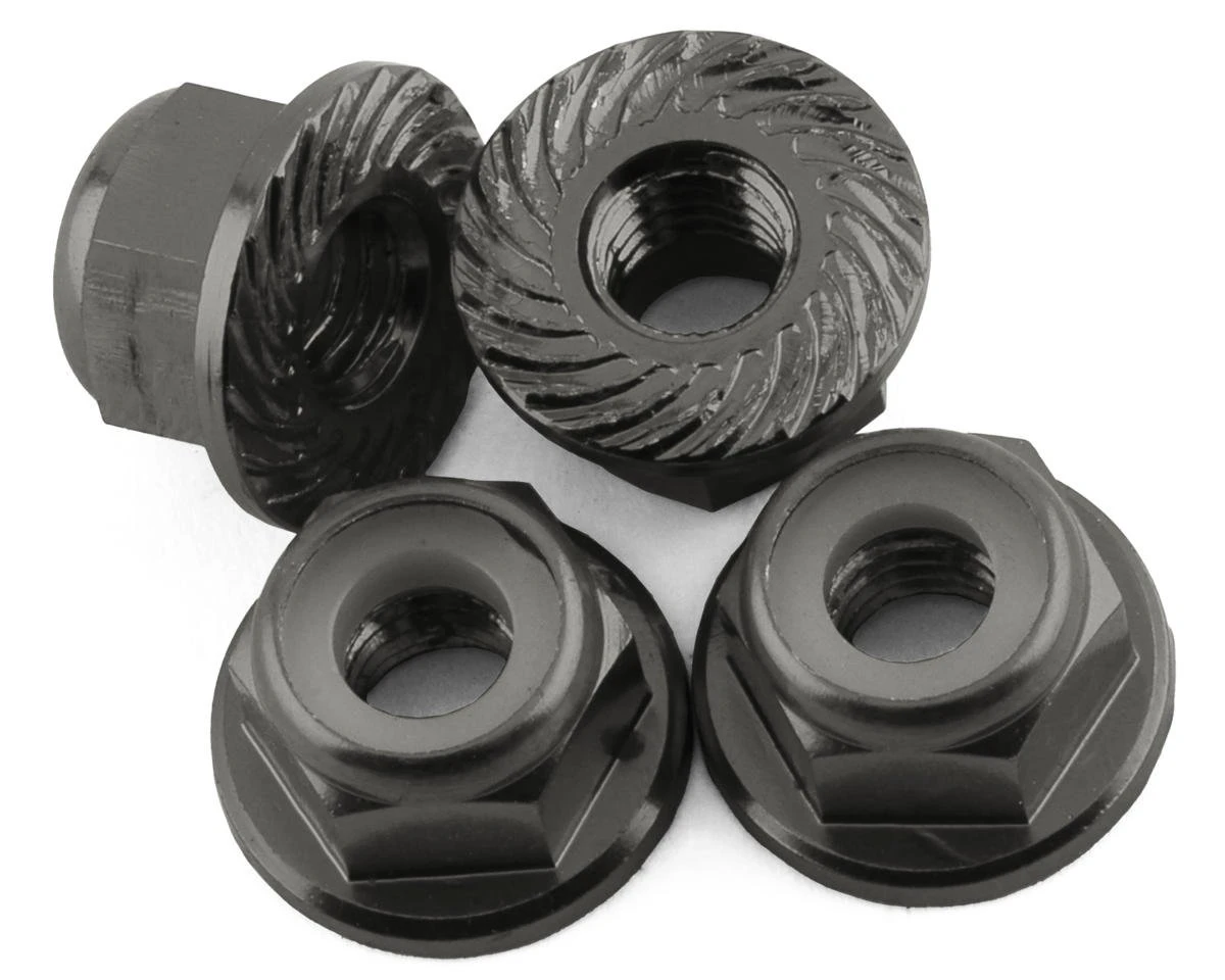 175RC 4mm Locking Wheel Nuts For Traxxas Hoss (Black) (4) 4 175RC 4mm Locking Wheel Nuts For Traxxas Hoss (Black) (4) - Image 2