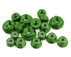175RC T6.4 Aluminum Nut Kit (Green) (17) -Traxxas Shop 175 18469 1