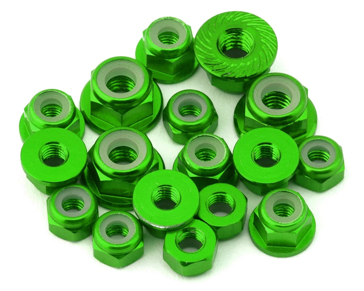 175RC RC10 B7 Aluminum Nuts Kit (Green) 10 175RC RC10 B7 Aluminum Nuts Kit (Green) - Image 8