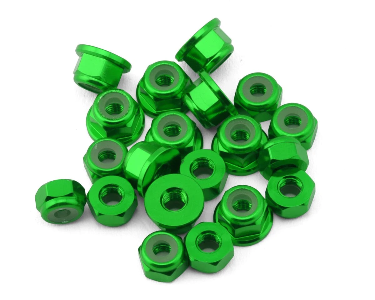 175RC Team Associated RC10B74.2D CE Aluminum Nuts Kit (Green) 8 175RC Team Associated RC10B74.2D CE Aluminum Nuts Kit (Green) - Image 6