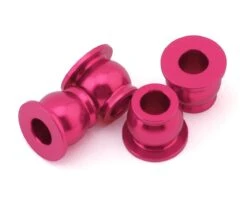 175RC Team Associated B74.2 CE Aluminum Lower Shock Pivot Ball (Pink) (4) -Traxxas Shop 175 18771 1
