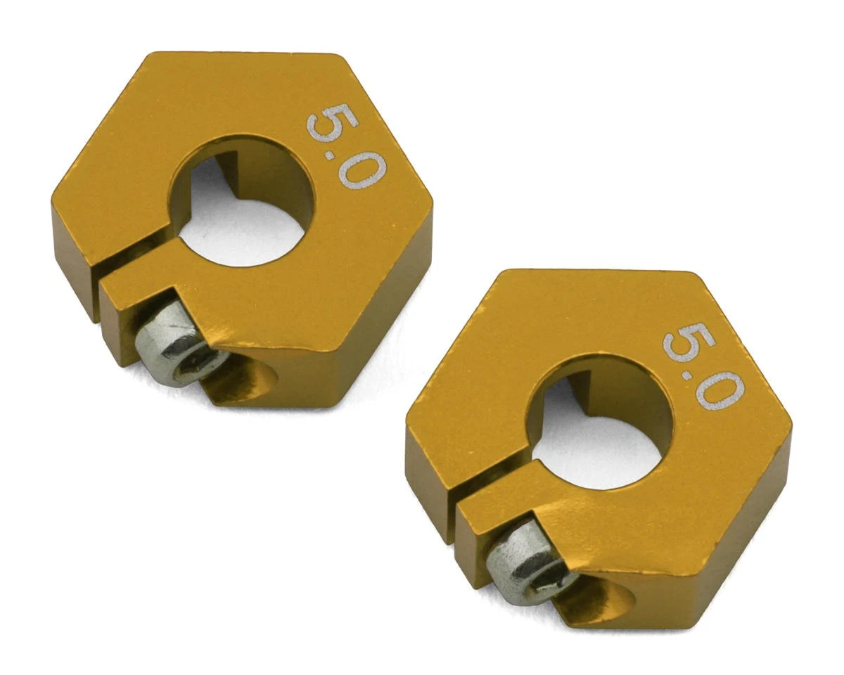 175RC Team Associated RC10B7/B7D 5mm Clamping Wheel Hex (Gold) (2) 5 175RC Team Associated RC10B7/B7D 5mm Clamping Wheel Hex (Gold) (2) - Image 3