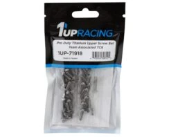 1UP Racing Associated TC8 Pro Duty Titanium Upper Screw Set (Silver) (68)