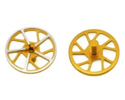 1UP Racing Tenfold UltraLite Aluminum Wing Screws (Orange) (2) -Traxxas Shop 1up 80107