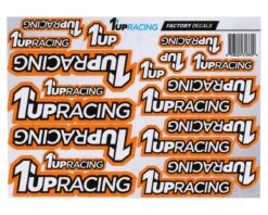 1UP Racing Decal Sheet (Grey) 13 1UP Racing Decal Sheet (Grey) -Traxxas Shop 1up180005 1
