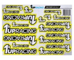1UP Racing Decal Sheet (Grey) 12 1UP Racing Decal Sheet (Grey) -Traxxas Shop 1up180006 1