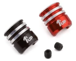 1UP Racing LowPro Bullet Plug Grips (Black/Black)
