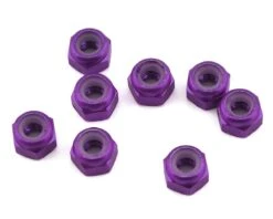 1UP Racing 3mm Aluminum Locknuts (Blue) (8) -Traxxas Shop 1up80525