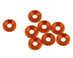 1UP Racing 3mm LowPro Countersunk Washers (Orange Shine) (8) 28 1UP Racing 3mm LowPro Countersunk Washers (Orange Shine) (8) -Traxxas Shop 1up820609 1
