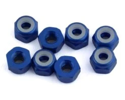 1UP Racing 3mm Aluminum Locknuts (Gunmetal) (8) -Traxxas Shop 1up870102 2