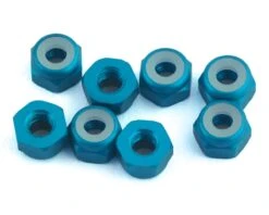 1UP Racing 3mm Aluminum Locknuts (Green) (8) -Traxxas Shop 1up870202