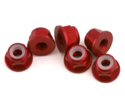 1UP Racing 3mm Aluminum Flanged Locknuts (Red) (6) 16 1UP Racing 3mm Aluminum Flanged Locknuts (Red) (6) -Traxxas Shop 1up870503