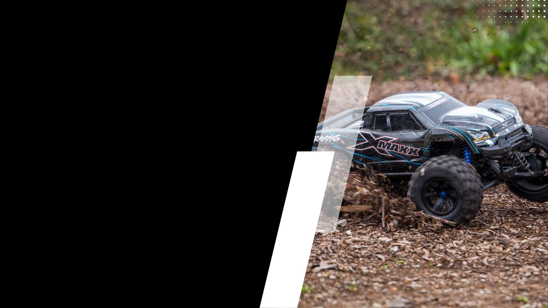 Traxxas Shop -Traxxas Shop Black and Orange Gradient Car Dealer Presentation 1