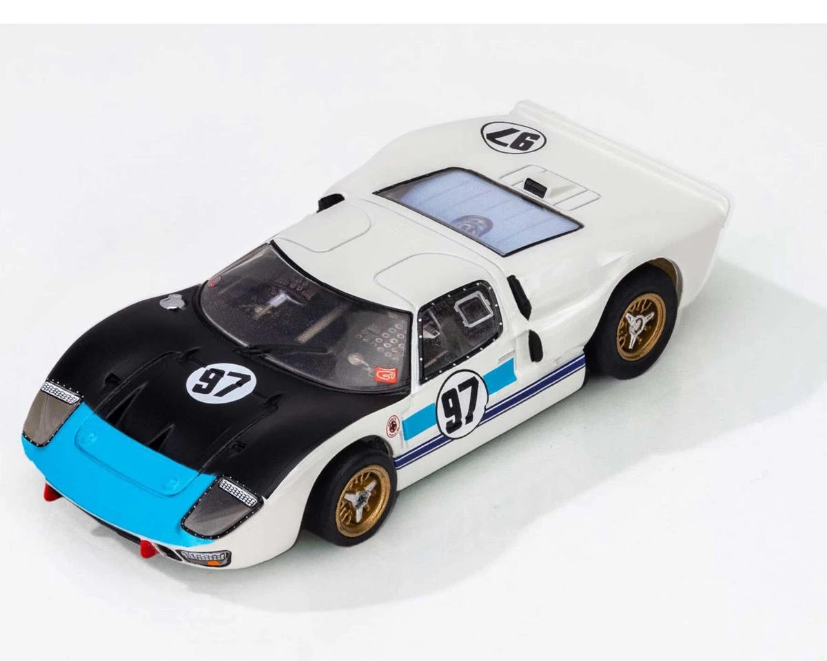 AFX Collector Series 1966 Ford GT40 Mark II Daytona #95 HO Slot Car (White) (SWB) (Mega G+) 6 AFX Collector Series 1966 Ford GT40 Mark II Daytona #95 HO Slot Car (White) (SWB) (Mega G+) - Image 4