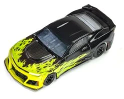 AFX Shelby Mustang GT500H HO Scale Slot Car (Black/Gold) (LWB) (Mega G+) -Traxxas Shop afx22060 2