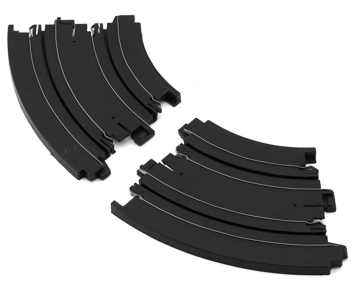 AFX 12" 45° Curved Slot Car Track Expansion Pieces (2) 3 AFX 12" 45° Curved Slot Car Track Expansion Pieces (2)