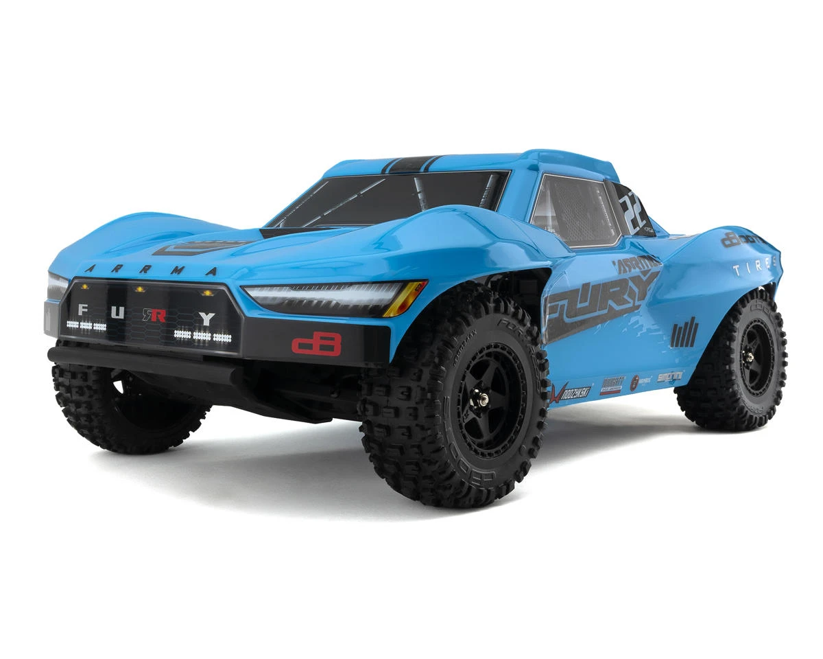 Arrma Fury 2WD MEGA 550 RTR Brushed 1/10 Off-Road Short Course Truck (Blue) W/SLT2 2.4GHz Radio, Battery & Charger 3 Arrma Fury 2WD MEGA 550 RTR Brushed 1/10 Off-Road Short Course Truck (Blue) W/SLT2 2.4GHz Radio, Battery & Charger