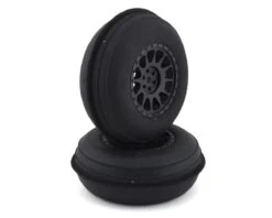 Team Associated Sand Ribbed Pre-Mounted Front Tires W/Method Wheels (Black)