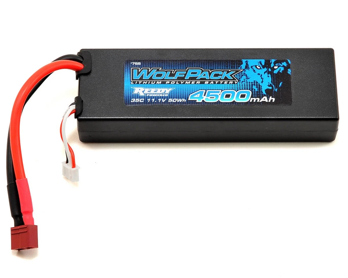 Reedy WolfPack 3S Hard Case 35C LiPo Battery Pack (11.1V/4500mAh) W/T-Style Connector 3 Reedy WolfPack 3S Hard Case 35C LiPo Battery Pack (11.1V/4500mAh) W/T-Style Connector