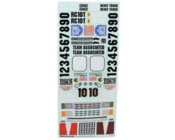 Team Associated RC10T Classic Decal Sheets (2)