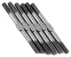 Team Associated Factory Team RC10B6.4/B6.4D 3.5mm Titanium Turnbuckle Set (6)