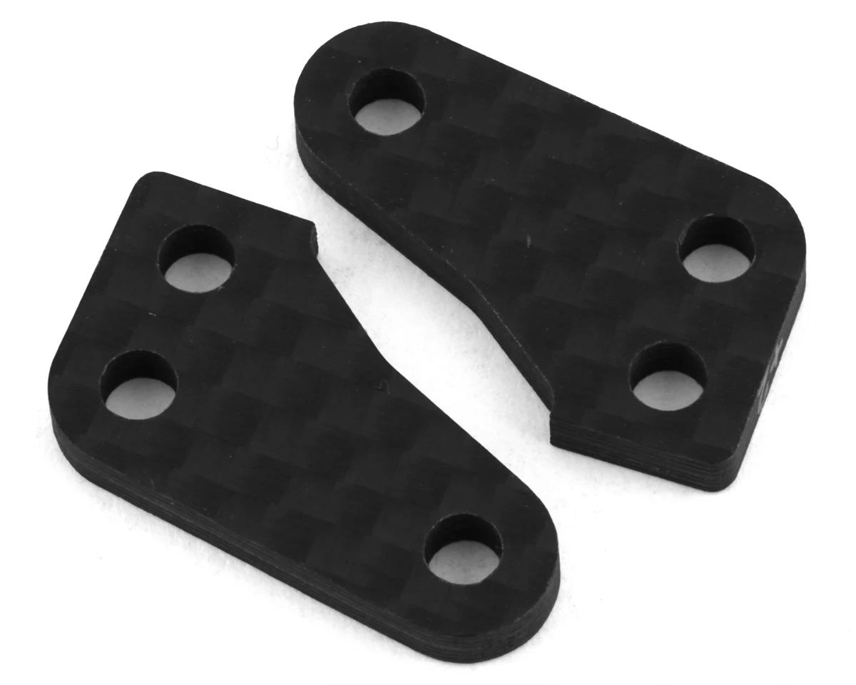 Team Associated RC10B74 Factory Team Carbon Steering Block Arm Set (2) (+1) 3 Team Associated RC10B74 Factory Team Carbon Steering Block Arm Set (2) (+1)