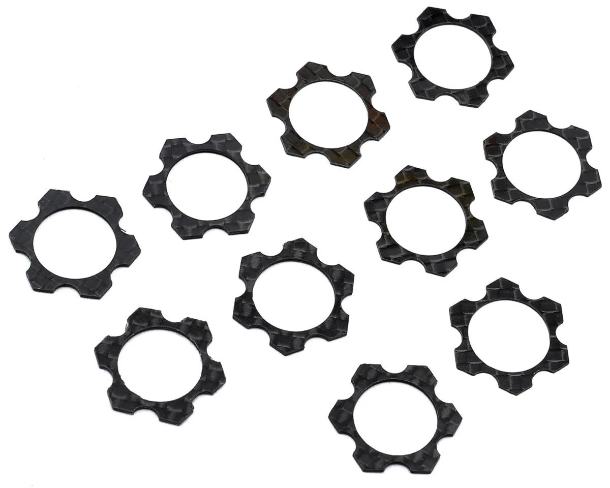 Avid RC 1/8 Carbon Track Width Spacers Set (10) 3 Avid RC 1/8 Carbon Track Width Spacers Set (10)