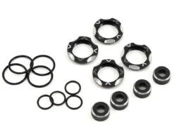 Avid RC B5/B6/B7 Shock Cap & Collar Kit (Black)
