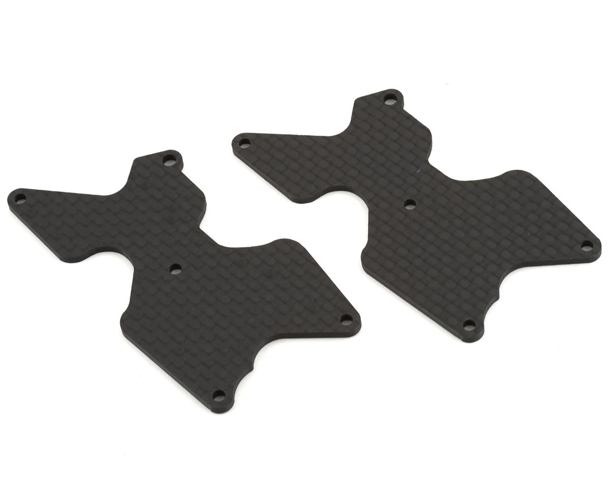 Avid RC RC8B4/RC8B4e Carbon Front Lower Arm Inserts (2) (2mm) 4 Avid RC RC8B4/RC8B4e Carbon Front Lower Arm Inserts (2) (2mm) - Image 2