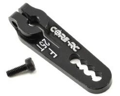 Core-RC Aluminum Servo Arm (Black) (25T-Futaba, Savox)