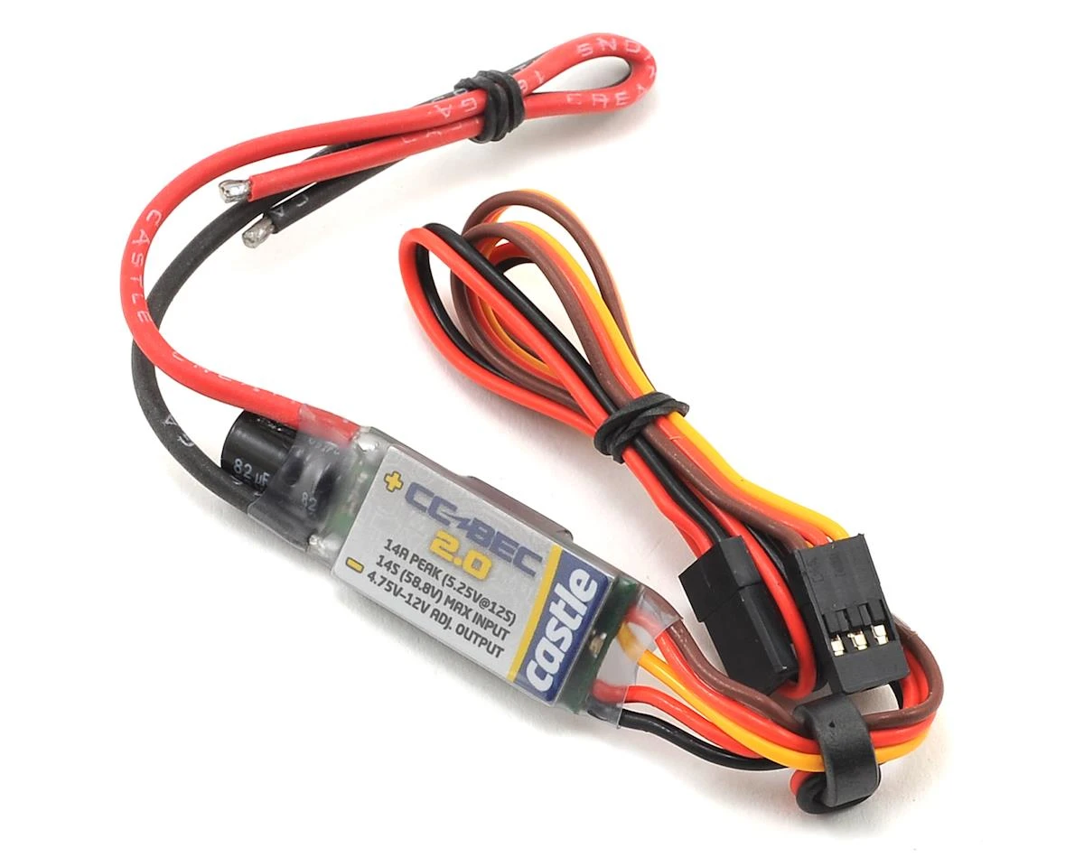 Castle Creations BEC 2.0 BEC Voltage Regulator (14 Amp) 3 Castle Creations BEC 2.0 BEC Voltage Regulator (14 Amp)
