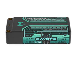 Cayote 2S 145C LCG Shorty LiHV Battery (7.6V/3900mAh) W/5mm Bullets -Traxxas Shop cye552s145