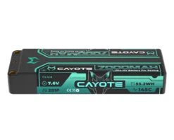 Cayote 2S 145C LCG Stick LiHV Battery (7.6V/6800mAh) W/5mm Bullets -Traxxas Shop cye702s145