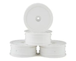 DE Racing "Borrego" 2.2 1/10 Buggy Front Wheels (4) (B6/RB6) (Black) W/12mm Hex