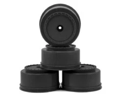 DE Racing 12mm Hex "Borrego" Short Course Wheels W/3mm Offset (White) (4) (SC5M)