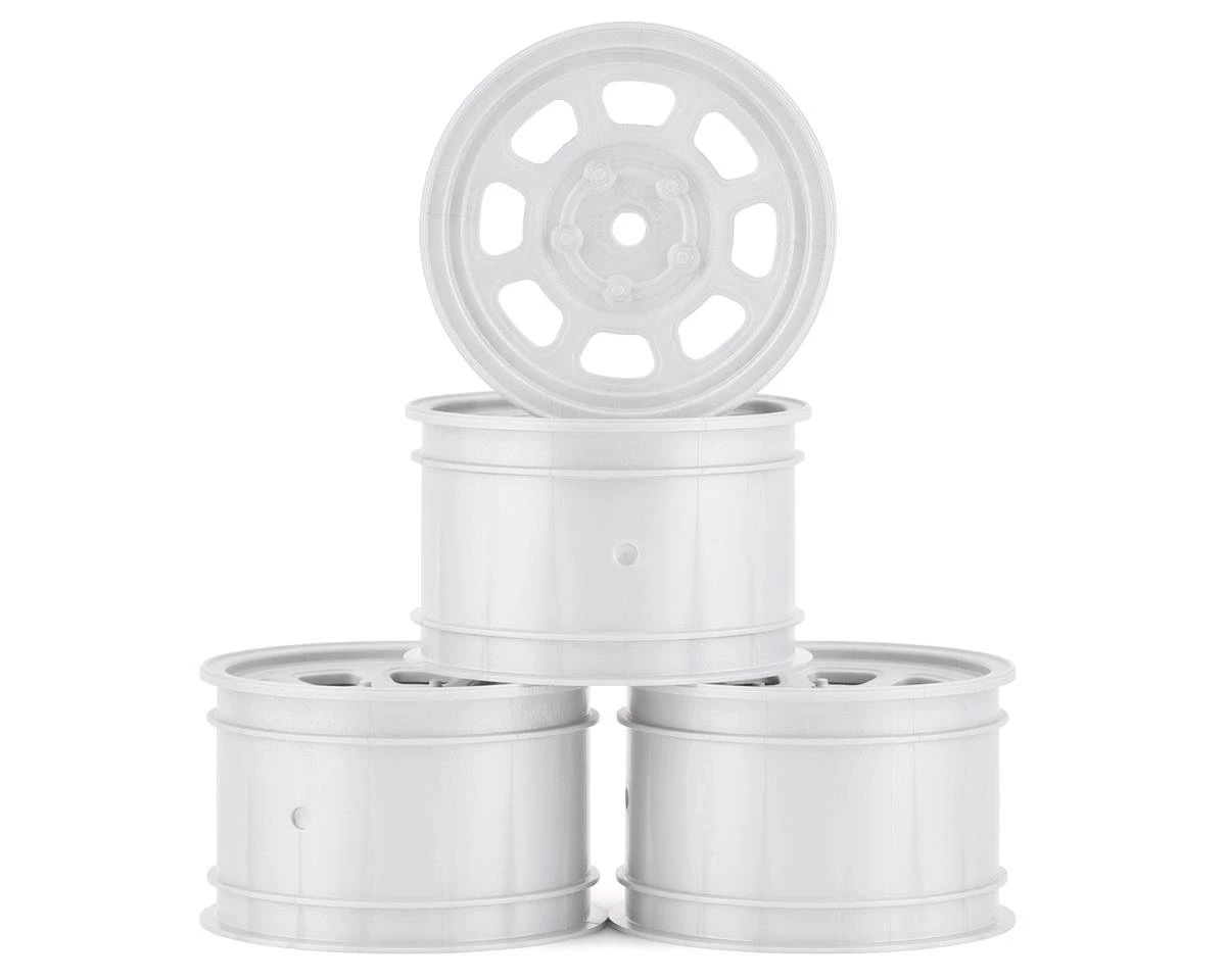 DE Racing Speedway Rear Wheels (Silver) (4) (Custom Works/B6) 3 DE Racing Speedway Rear Wheels (Silver) (4) (Custom Works/B6)