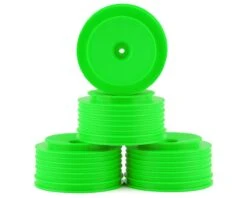 DE Racing "Speedline PLUS" Short Course Wheels (Green) (4) (SC5M) W/12mm Hex
