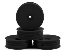 DE Racing Speedline Slim 2.2 2WD Buggy Front Wheel (Black) (4) (B6/RB6) W/12mm Hex