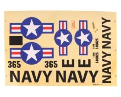 E-flite T-28 Trojan 1.1m Decal Sheet