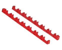 Ernst Manufacturing 14 Tool "No Slip" Low Profile Screwdriver Rail Set (Red)