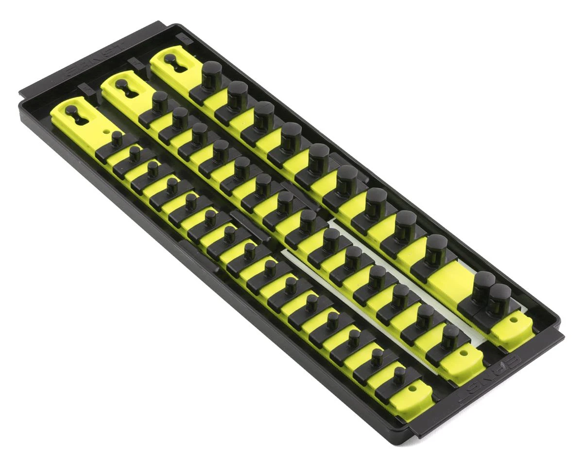 Ernst Manufacturing 13" 3 Rail Twist Lock Socket Boss (Red) (1/4, 3/8 & 1/2") 3 Ernst Manufacturing 13" 3 Rail Twist Lock Socket Boss (Red) (1/4, 3/8 & 1/2")