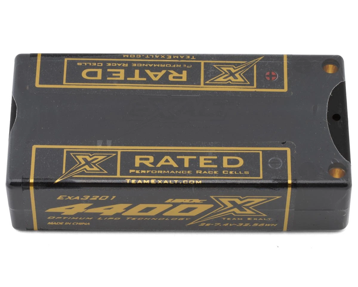 Team Exalt "X-Rated" Shorty 2S 135C LiPo Battery (7.4V/5700mAh) W/5mm Connectors (ROAR Approved) 4 Team Exalt "X-Rated" Shorty 2S 135C LiPo Battery (7.4V/5700mAh) W/5mm Connectors (ROAR Approved) - Image 2