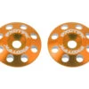Exotek Flite V2 16mm Aluminum Wing Buttons (2) (Orange) -Traxxas Shop exo1678org