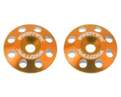 Exotek Flite V2 16mm Aluminum Wing Buttons (2) (Orange)