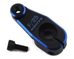 Exotek AE Aluminum HD Servo Horn (Black/Blue) (25T - Futaba/Savox/ProTek)