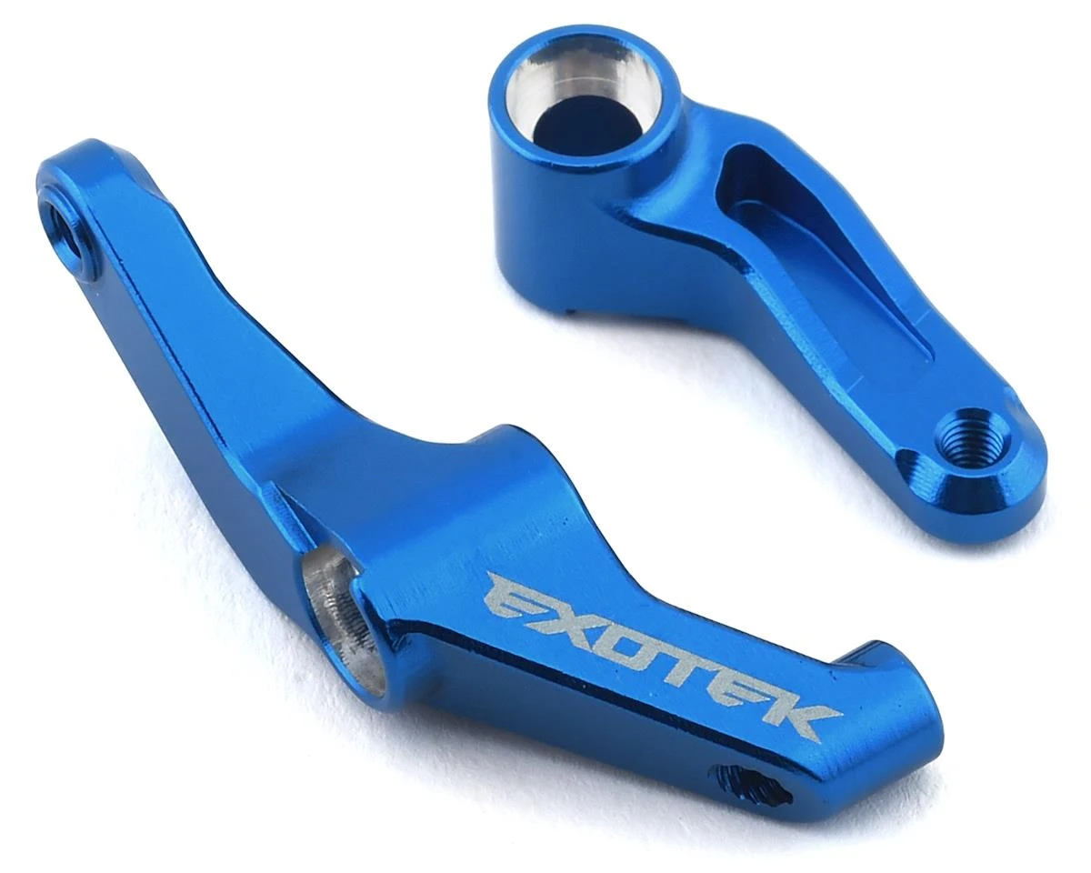 Exotek DR10 Aluminum HD Steering Crank Set (Blue) 14 Exotek DR10 Aluminum HD Steering Crank Set (Blue) - Image 12